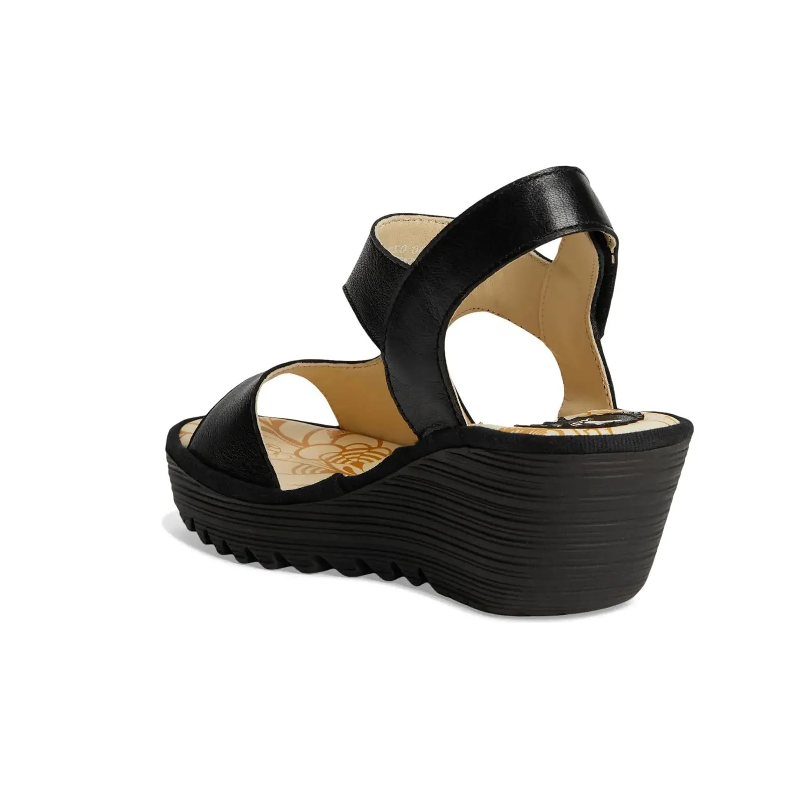 Fly London YOXA576FLY Mousse Leather Women's Heels Sandals