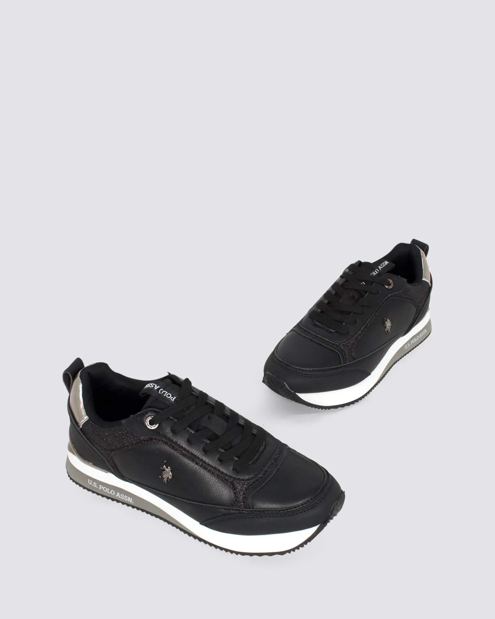 FRISBY WOMENS SNEAKERS BLACK