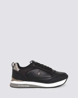 FRISBY WOMENS SNEAKERS BLACK