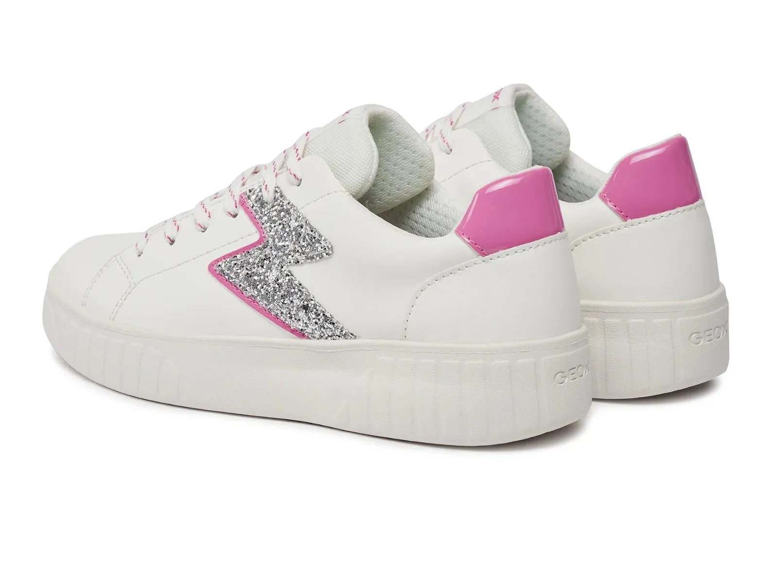 GEOX Mikiroshi J45DVA - White Fuchsia