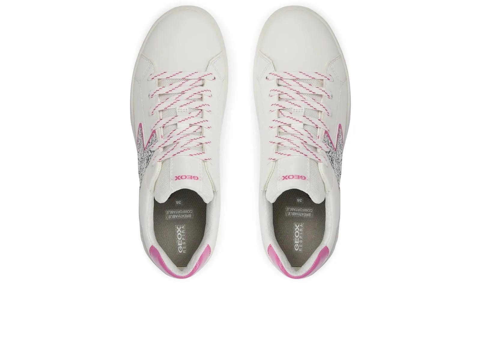 GEOX Mikiroshi J45DVA - White Fuchsia