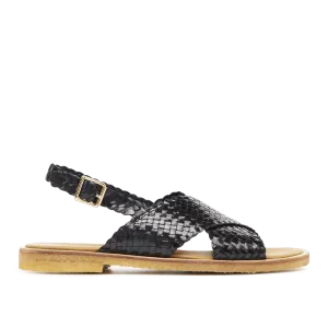 Hand-braided classic cross sandal