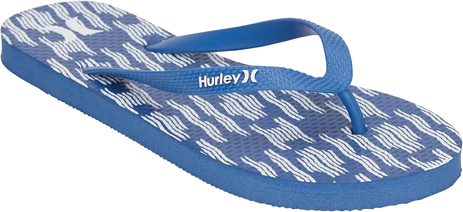 Hurley Women's Flip Flops Cute Casual Summer Thongs Comfort Slip-on Sandal Beach Wear