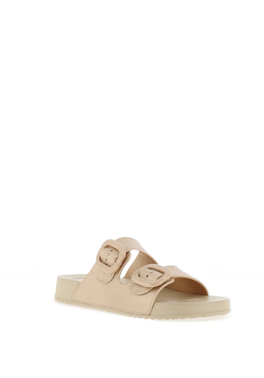 Igor Havana Metallic Mule Sandals, Gold