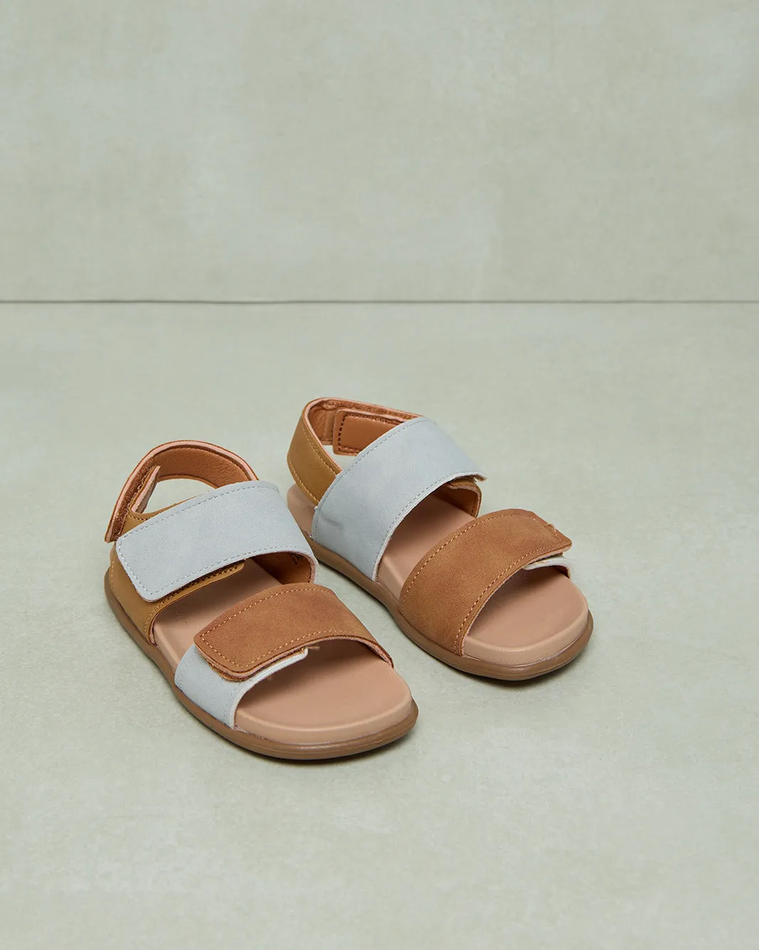 Infant Boys Beige Backstrap Sandal