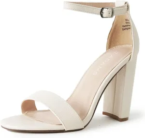 J. Adams Shirley Heels for Women - Ankle Strap High Heel Dressy Sandals