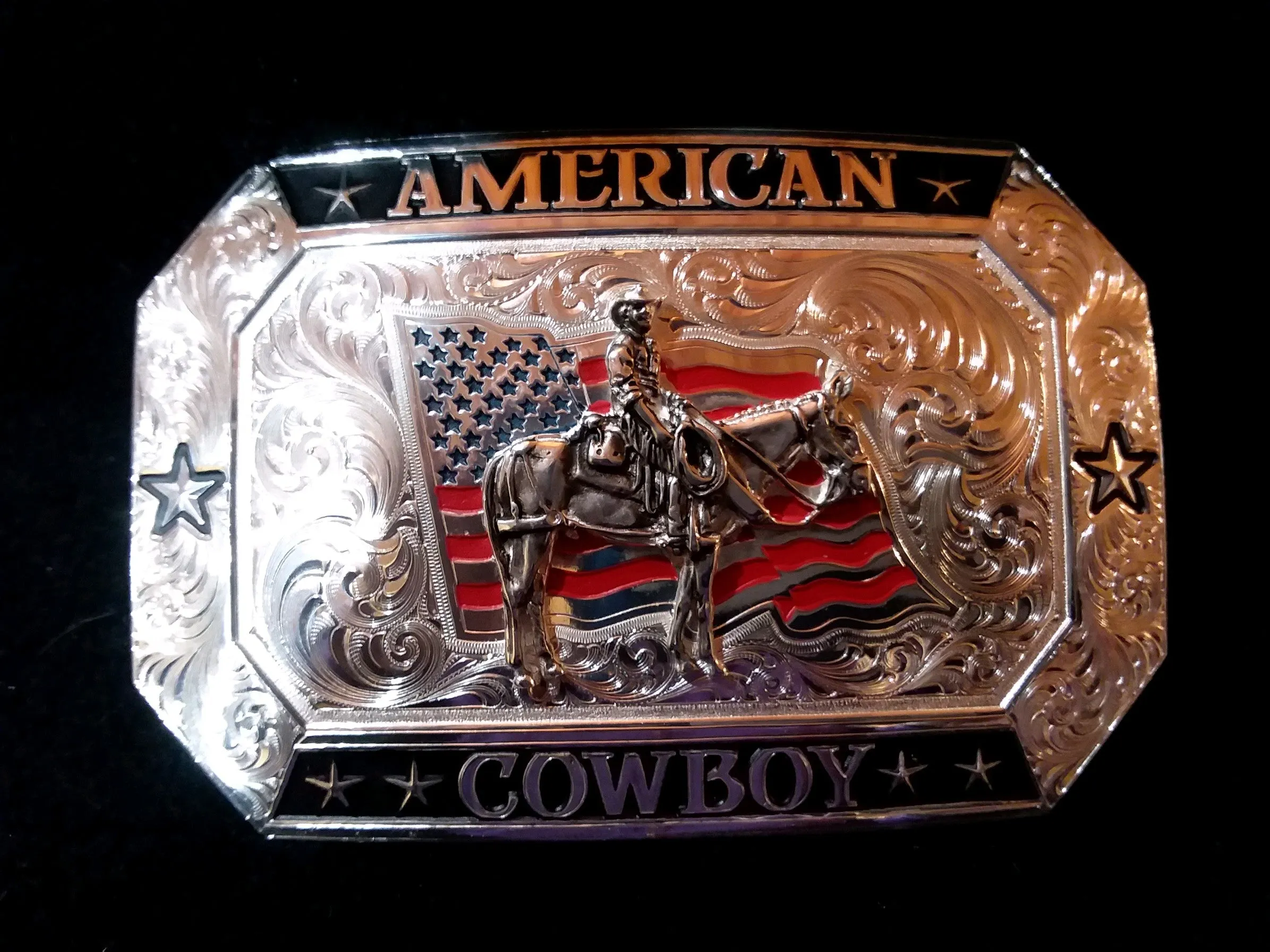 Jewelry - Montana Silversmith - Buckle - American Cowboy