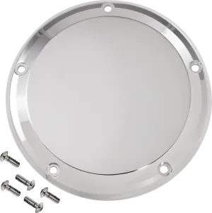 JOKER MACHINE Derby Cover - 5 Hole - Smooth Chrome - M8 Softail 06-966-3