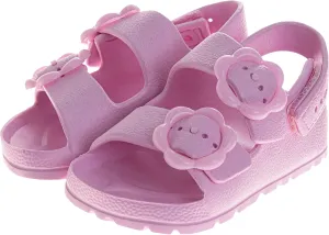 Josmo Kids Double Buckle Sandals Boys Girls Adjustable Back Strap Summer Beach Pool Sandal (Size 5-10 Toddler)