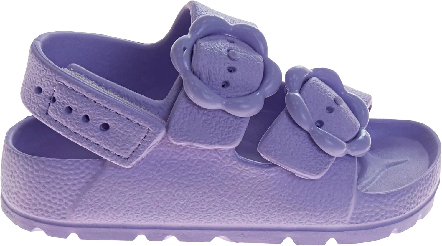 Josmo Kids Double Buckle Sandals Boys Girls Adjustable Back Strap Summer Beach Pool Sandal (Size 5-10 Toddler)