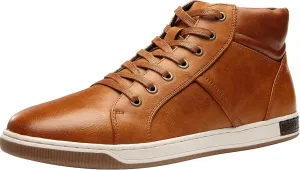 Jousen Men's Casual Shoes High Top Fashion Sneaker Lightweight Men Boots Shoes