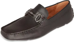 Kenneth Cole REACTION Men's Dawson Bit Driver Driving Style Loafer, Black, 8.5