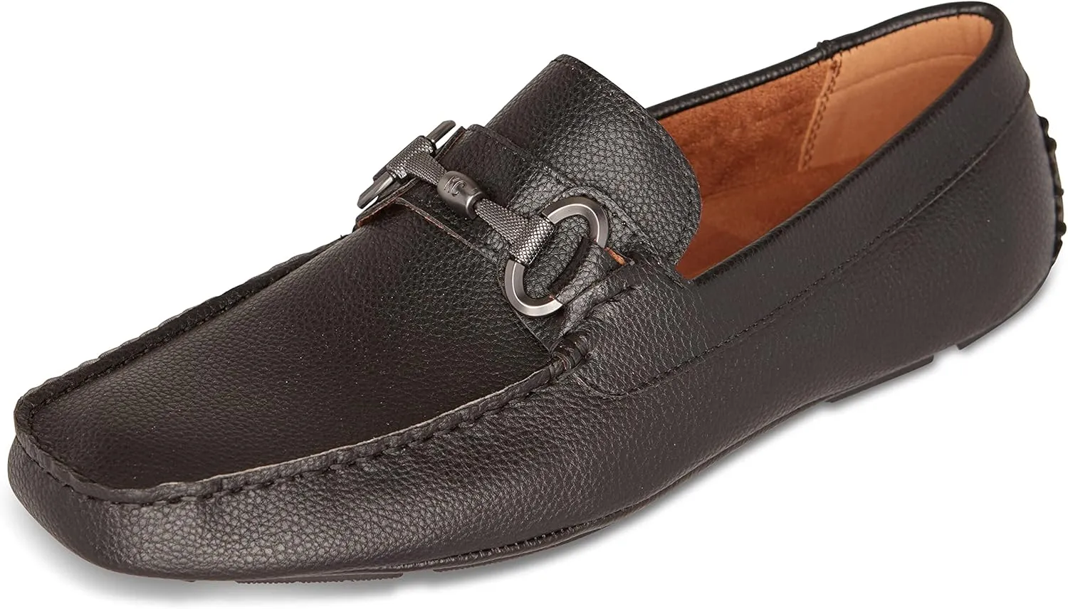 Kenneth Cole REACTION Men's Dawson Bit Driver Driving Style Loafer, Black, 8.5