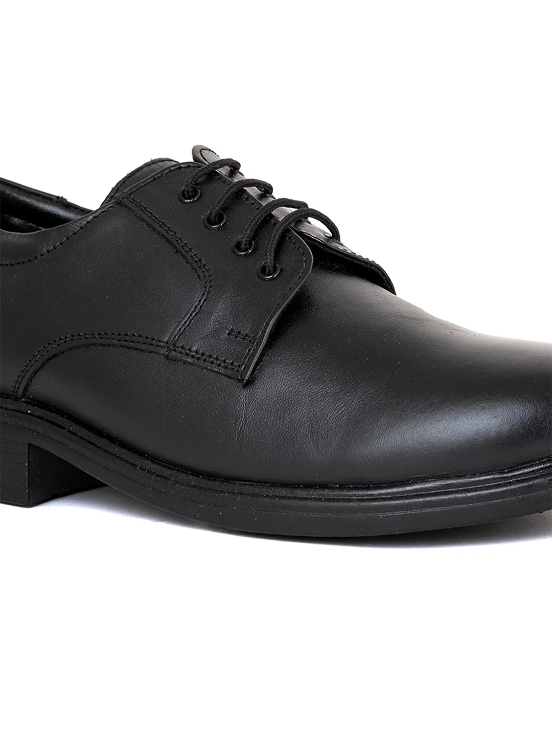 Khadim Leather Derby School Shoe for Baby Boys - 2.5-5.5 yrs