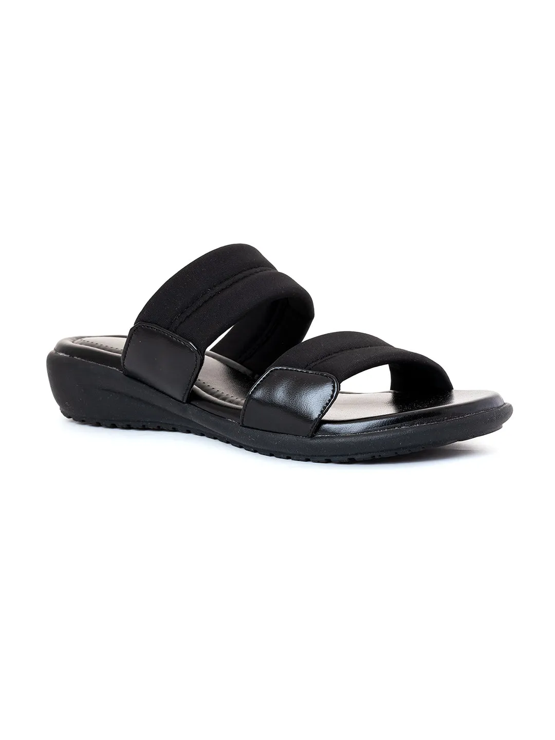 Khadim Softouch Wedge Heel Mule Slip On Sandal for Women