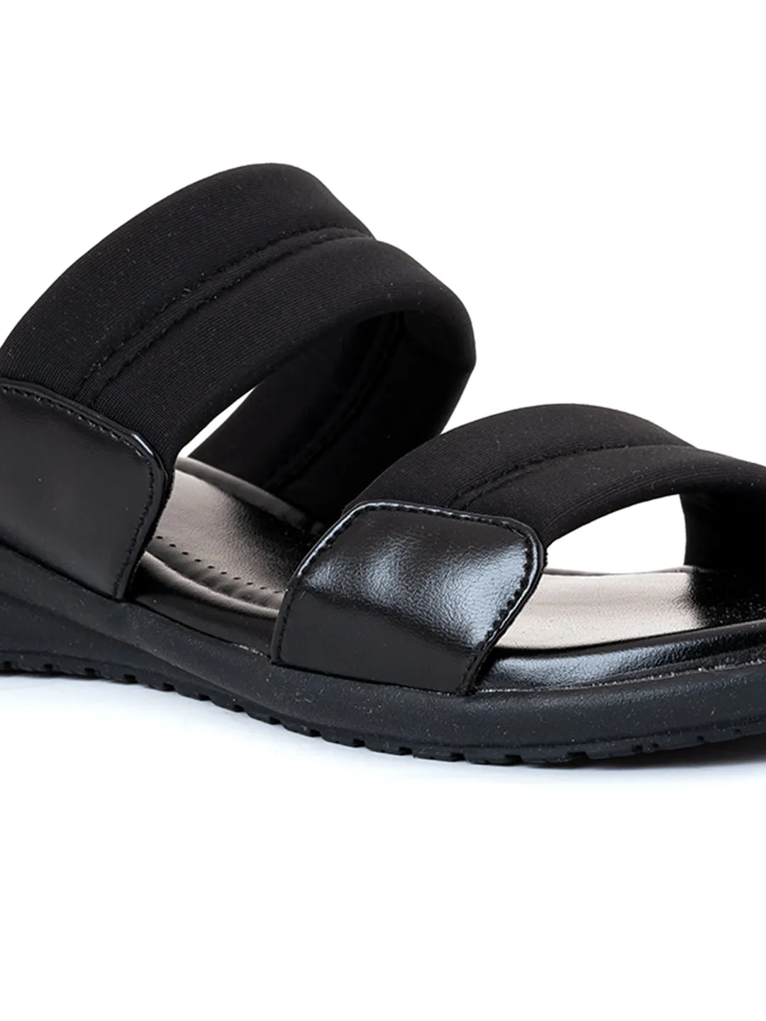 Khadim Softouch Wedge Heel Mule Slip On Sandal for Women