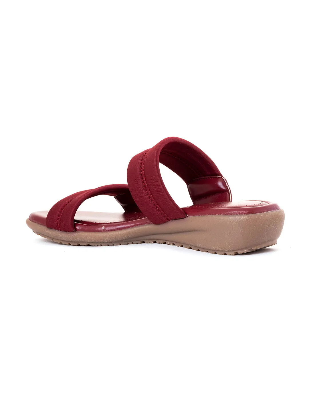 Khadim Softouch Wedge Heel Mule Slip On Sandal for Women