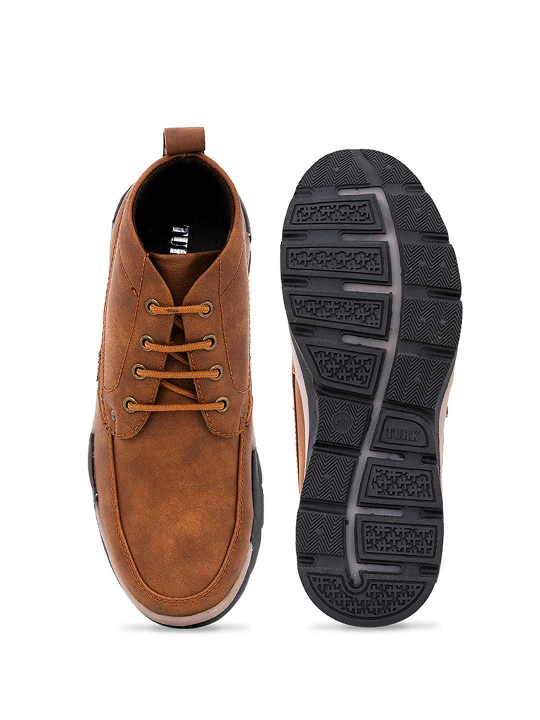 Khadim Turk Casual Derby Boots for Men