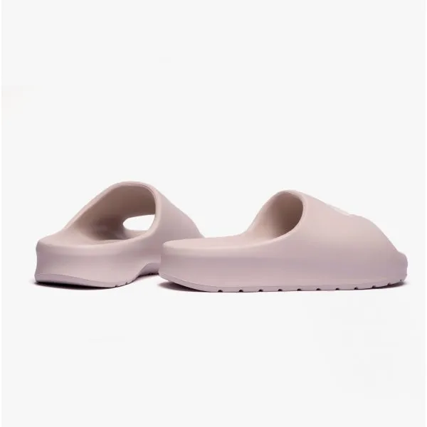 Lacoste CROCO 2.0 Womens Cushioned Sliders Off White