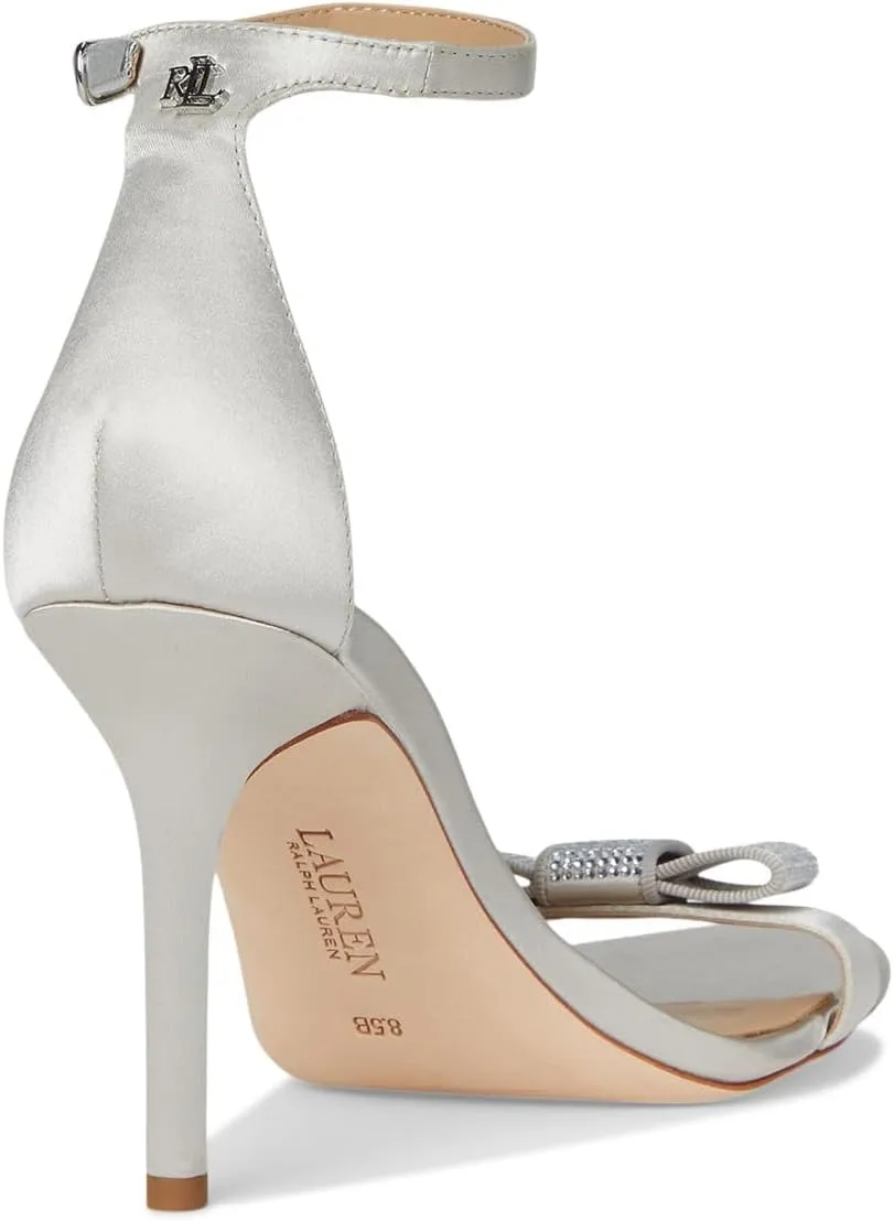 Lauren Ralph Lauren Women's Allie Bow-Trim Satin Sandal