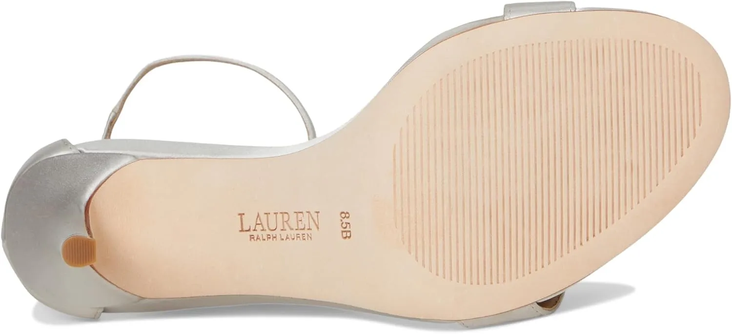 Lauren Ralph Lauren Women's Allie Bow-Trim Satin Sandal