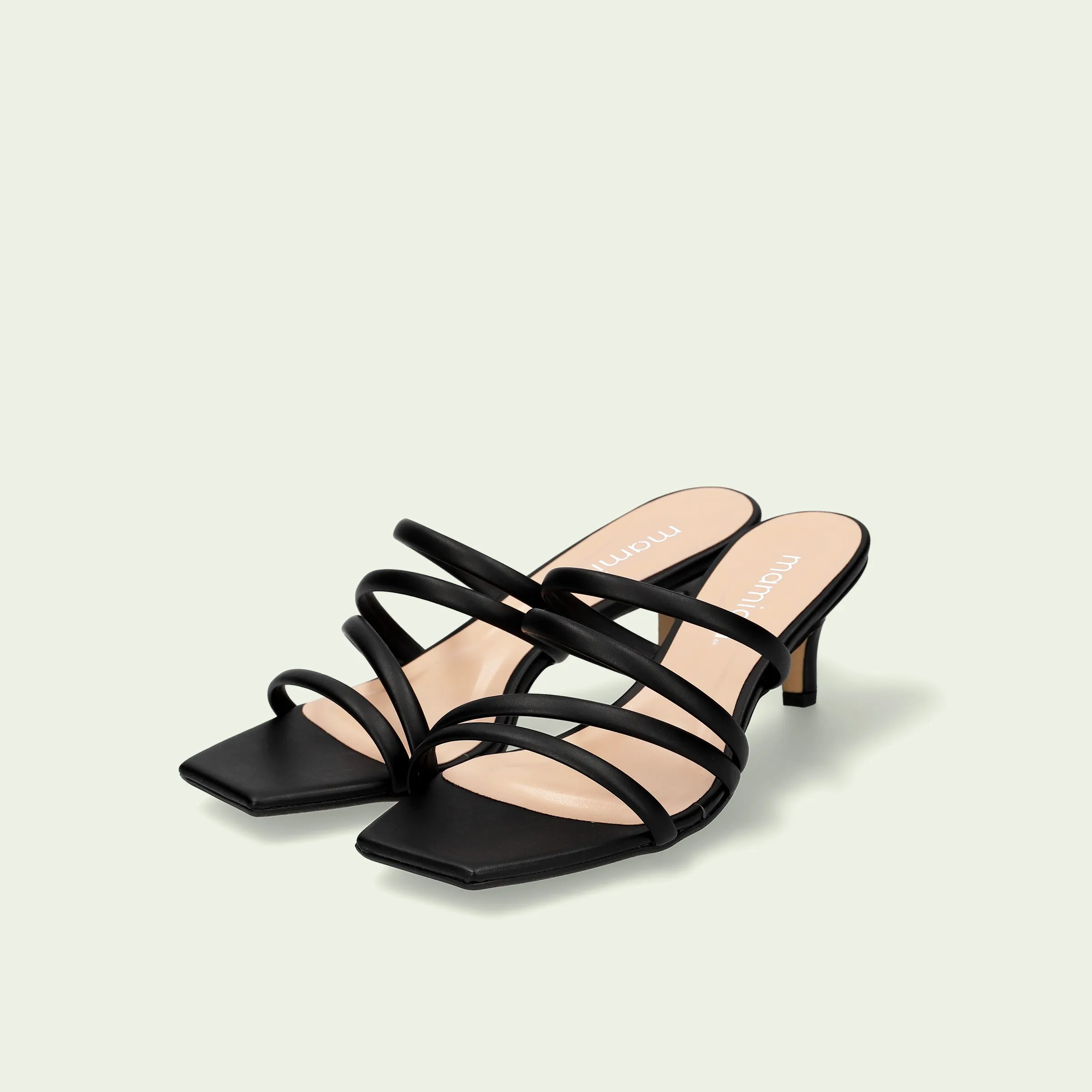 Limited special price 2,990 yen: 2023SS: Multiple Strap Mule (553) Black