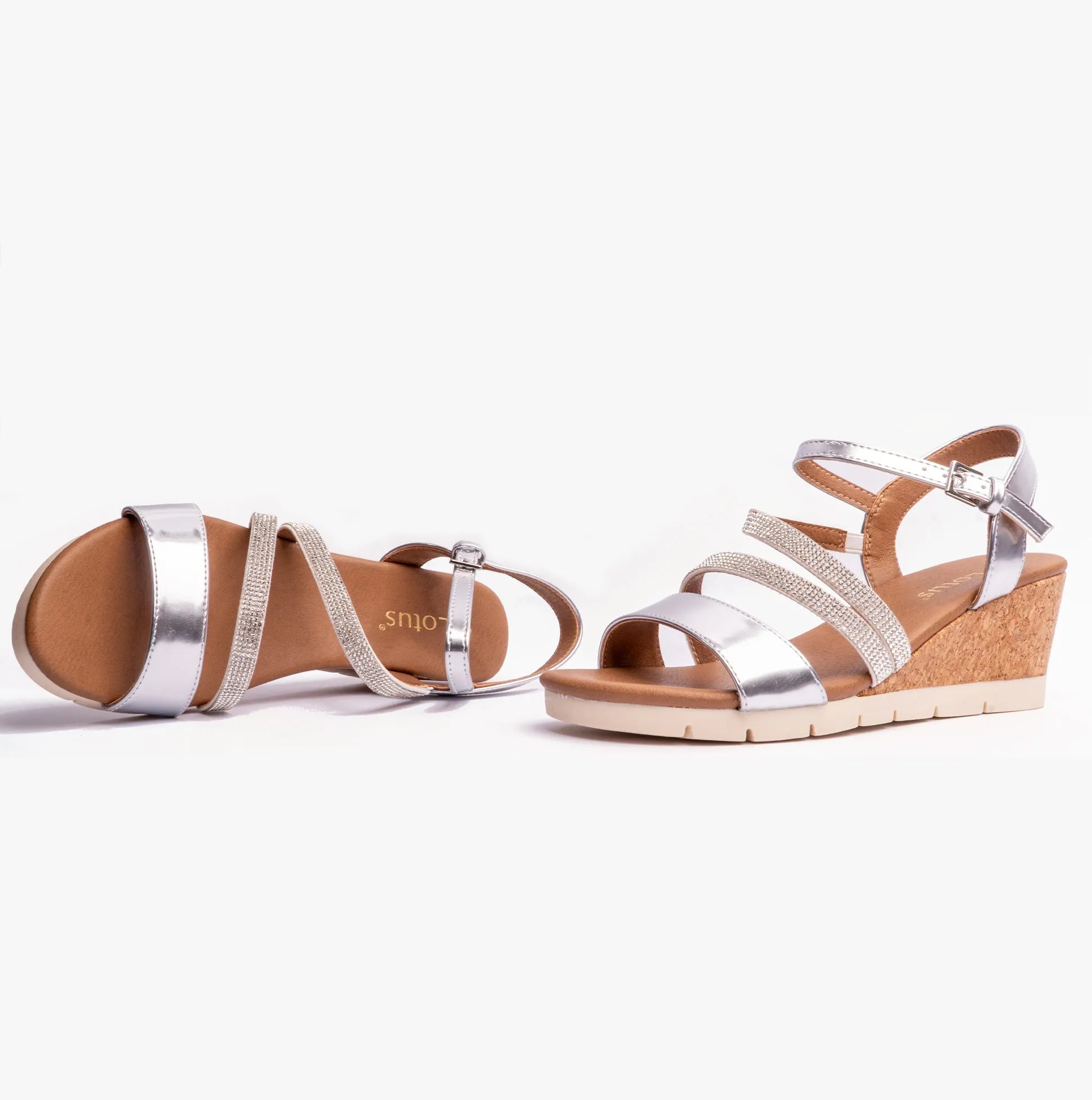 Lotus GOLDIE Womens Sandals Silver
