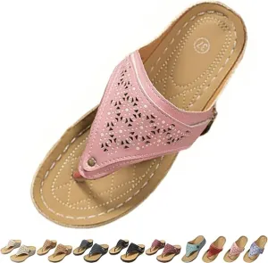Lublanca Women's Sandals, Avylays Bohemian Orthopedic Slippers, Non-slip Breathable Slippers for Any Occasion