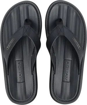 MALIDA Mens Flip Flops Non-Slip Bathroom Shower Shoes Waterproof Cushion foam Indoor and Outdoor Thong Sandals