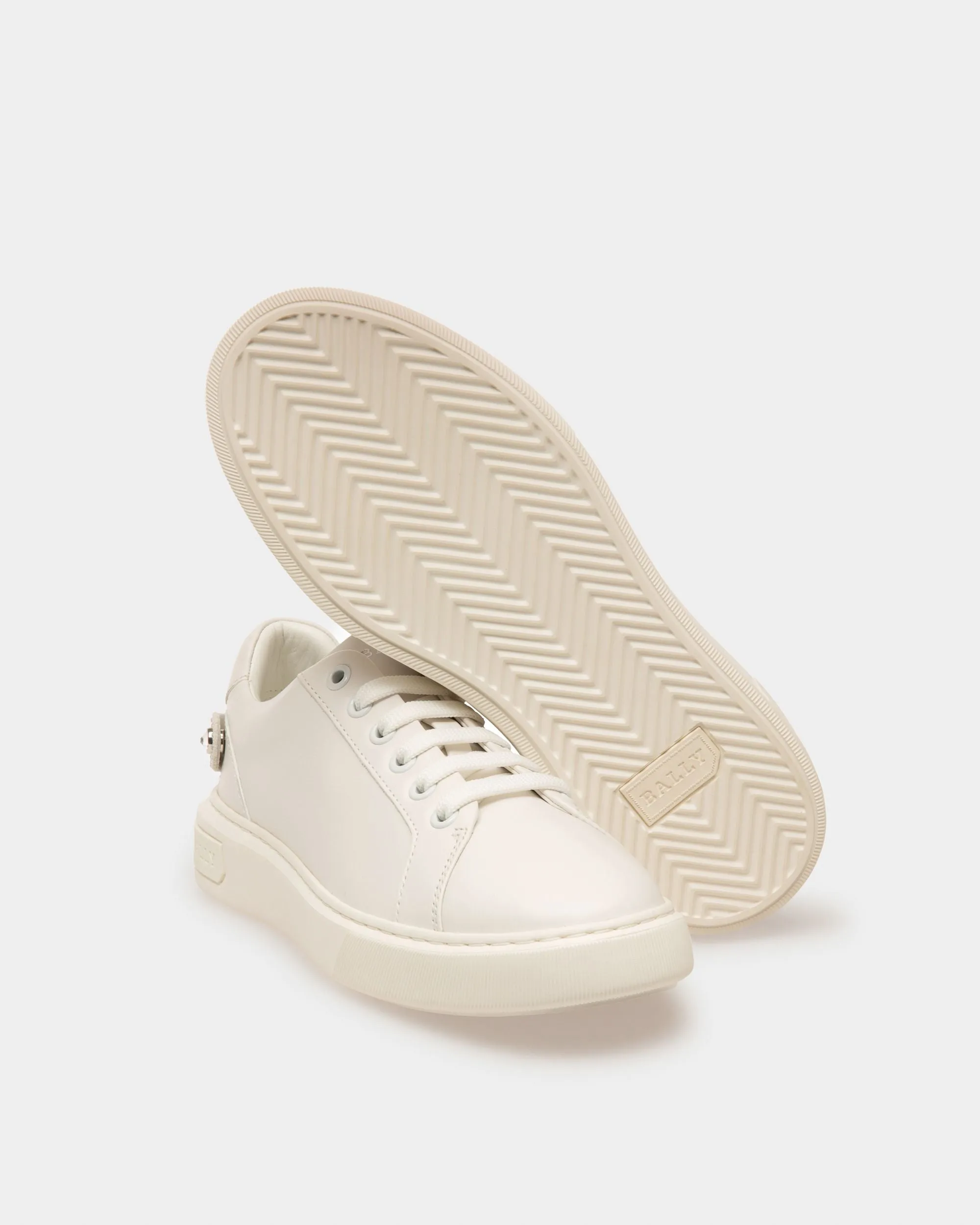 Malya Leather Sneakers In White