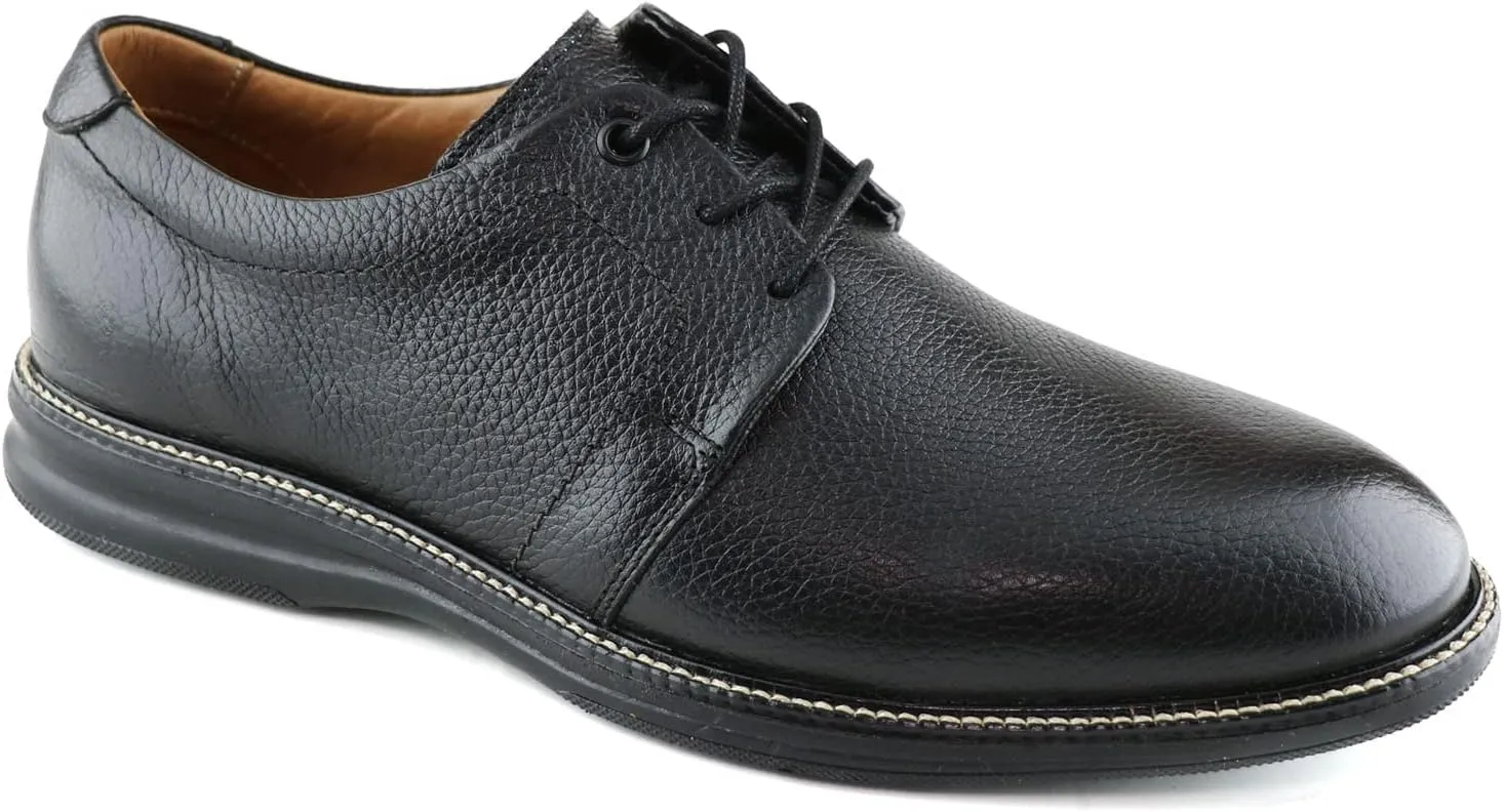 Marc Joseph New York Mens Casual Comfortable Genuine Leather Classic Perforated Modern Formal Oxford Dress Business Derby Lace Up Plain Toe Men Shoes