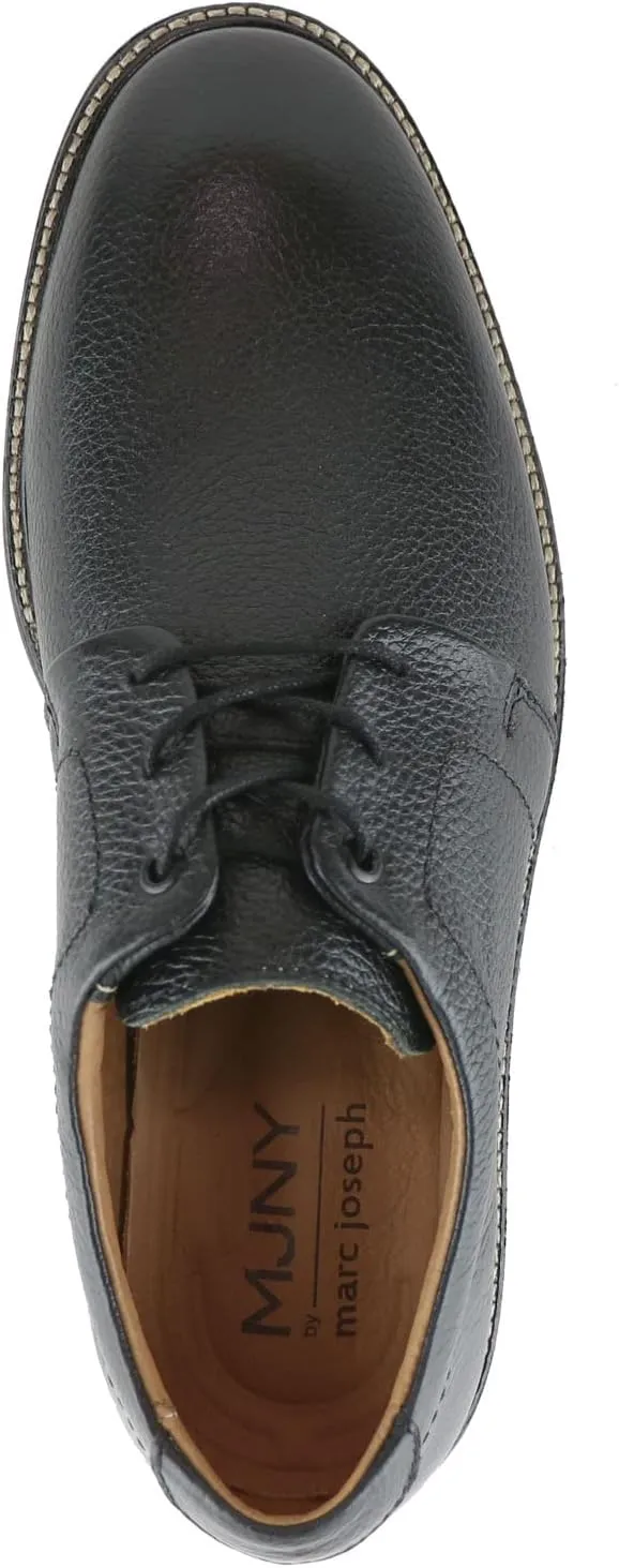 Marc Joseph New York Mens Casual Comfortable Genuine Leather Classic Perforated Modern Formal Oxford Dress Business Derby Lace Up Plain Toe Men Shoes