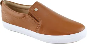 Marc Joseph New York Womens Casual Comfortable Genuine Leather Lightweight Low Top Fashion Slip-On Walking Sneaker Flat Shoes