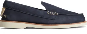Men's A/O Venetian Double Sole Wide Nubuck - Navy