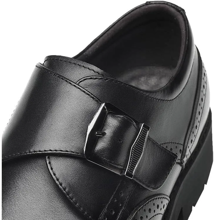 Men's Classic Formal Suit Shoes Modern Wedding Tuxedo Dress Shoes Men Patent Leather Oxford Shoes(8.5)