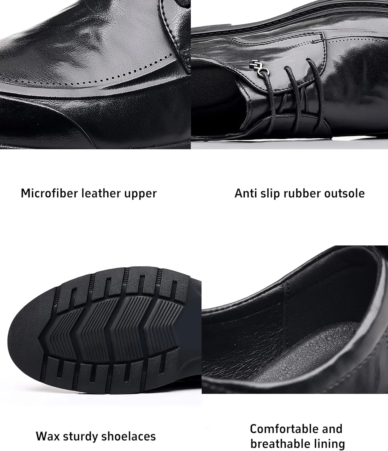 Mens Dress Shoes Casual Oxford Shoes Dress Sneakers Comfortable Business Dress Shoes for Men