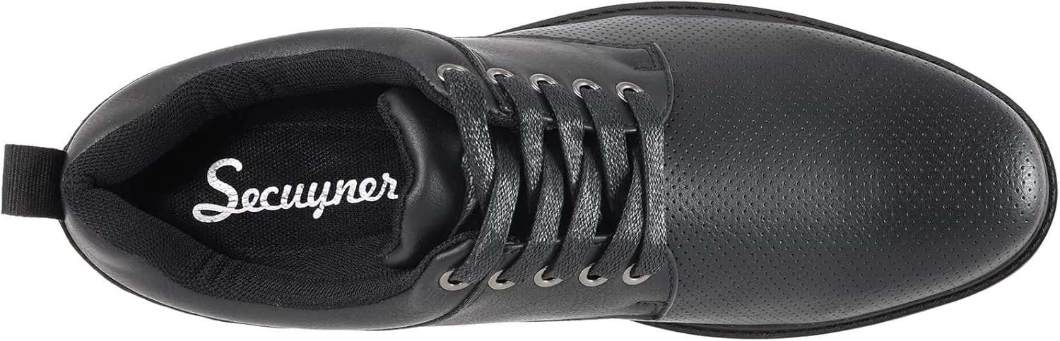 Men's Dress Shoes Classic Casual Oxfords Shoes for Men Brogues Wing Tips Lace Up Punched Round Toe