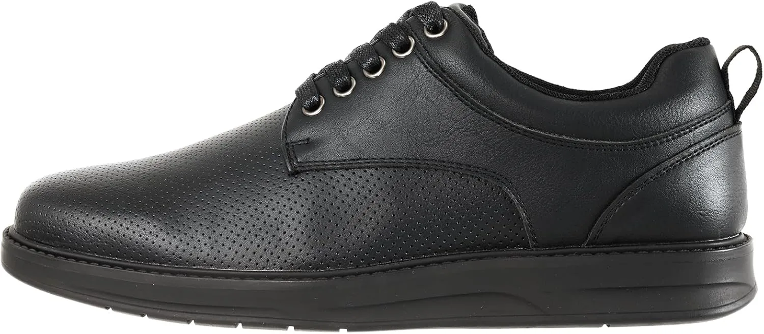 Men's Dress Shoes Classic Casual Oxfords Shoes for Men Brogues Wing Tips Lace Up Punched Round Toe