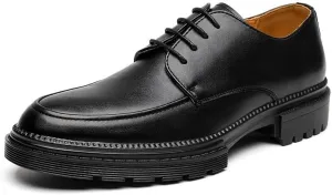 Men's Dress Shoes Lace Up Wedding Pointed Toe Casual Derby Shoes Mens Classic Formal Oxford