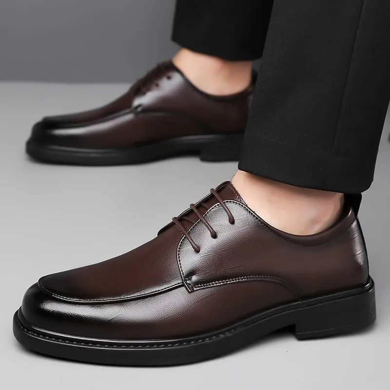 Men's Oxford Shoes Mens Patent Leather Wingtip Brogue Dress Shoes Lace-Up Lightweight Casual Walking Derby Shoes for Men(White,7.5)
