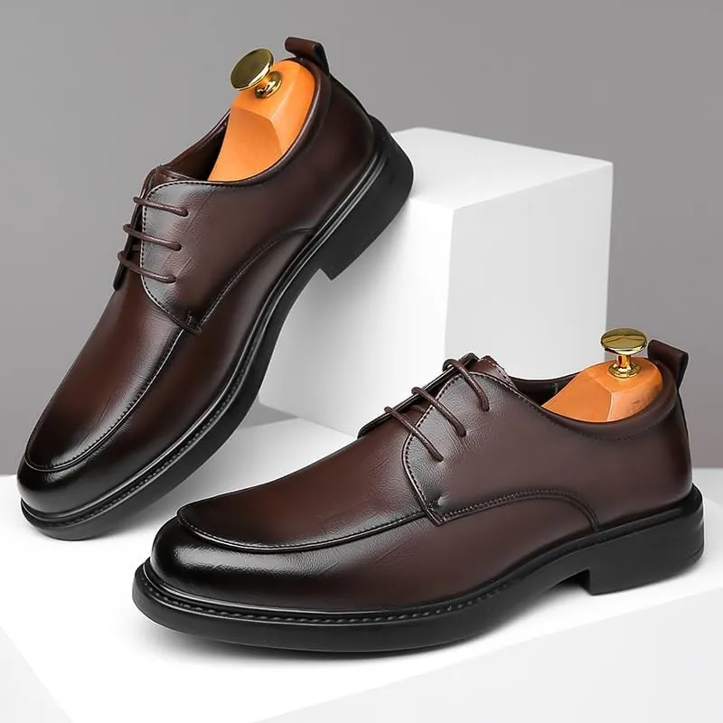Men's Oxford Shoes Mens Patent Leather Wingtip Brogue Dress Shoes Lace-Up Lightweight Casual Walking Derby Shoes for Men(White,7.5)