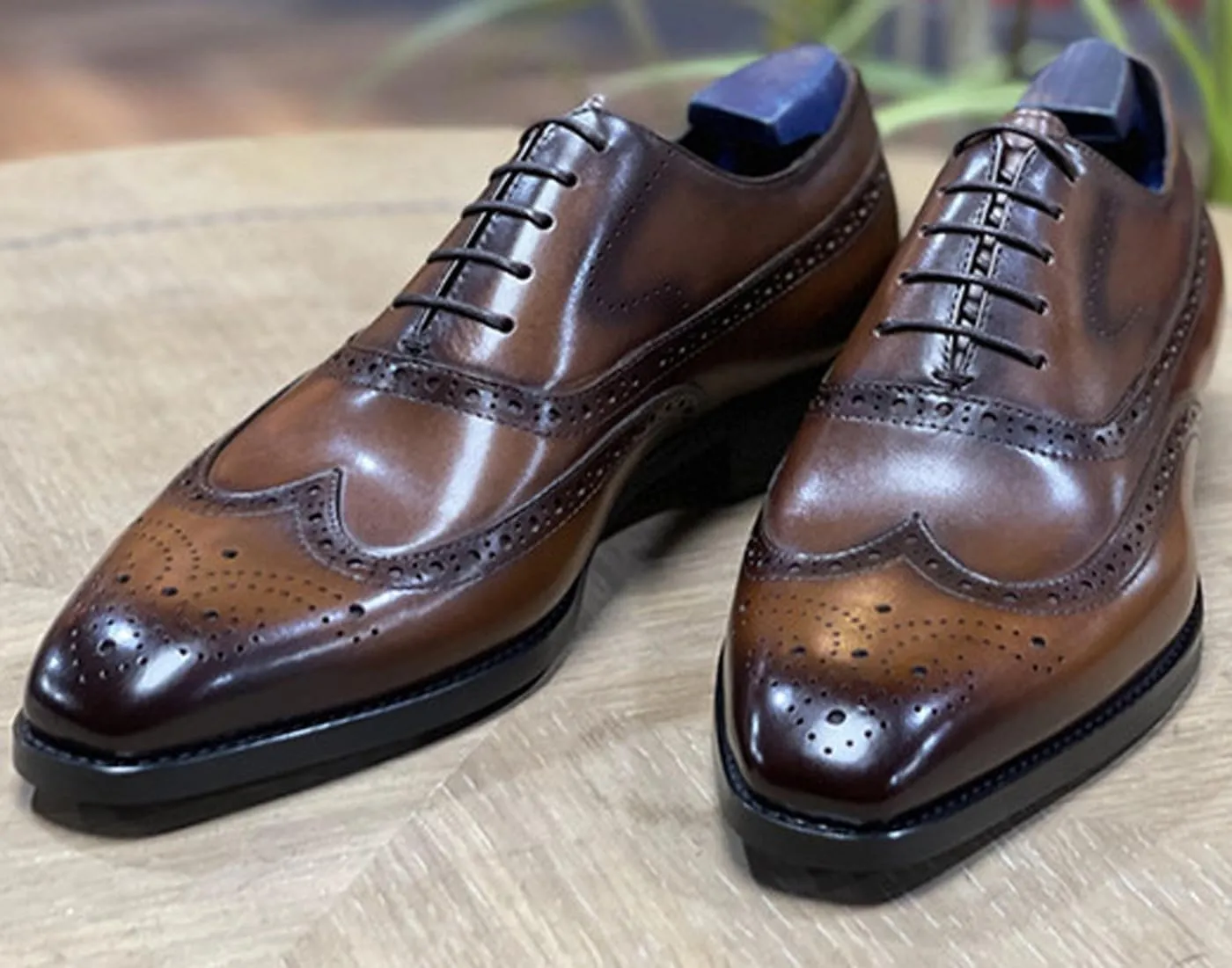 Mens Oxfords Dress Formal Shoes Genunie Leather Wingtips Brogues Oxford Fashion Business Casual Derby Modern Prom Wedding Suit Shoes Tuxedo Shoes for Men