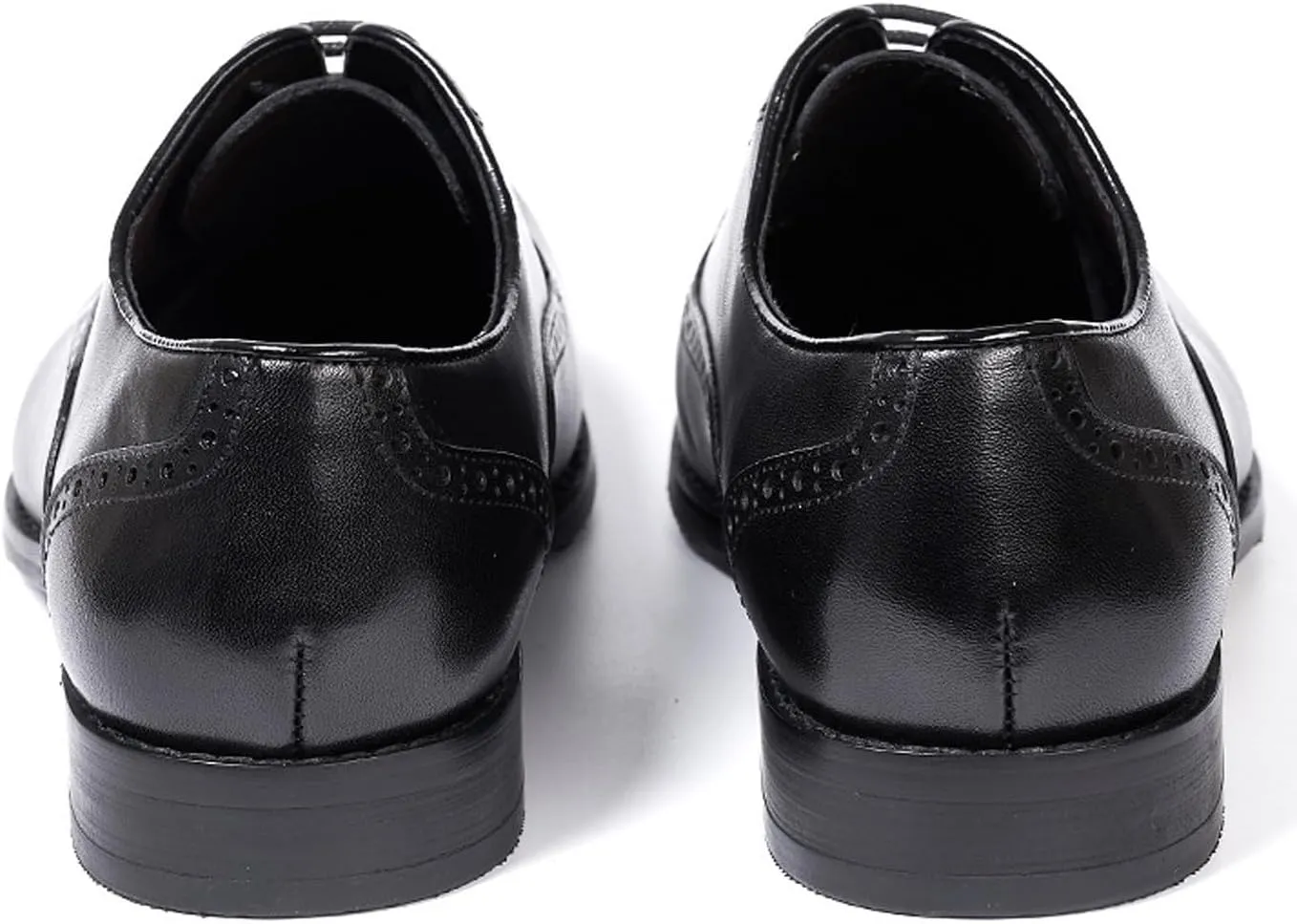 Men's Oxfords Formal Dress Suit Shoes Mens Genunie Leather Wingtip Brogues Modern Derby Fashion Prom Wedding Business Causal Comfortable Tuxedo Shoes for Men