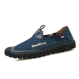 Men's  Sandal Summer Beach Sandal Genuine Leather Breathable Men sandal shoes