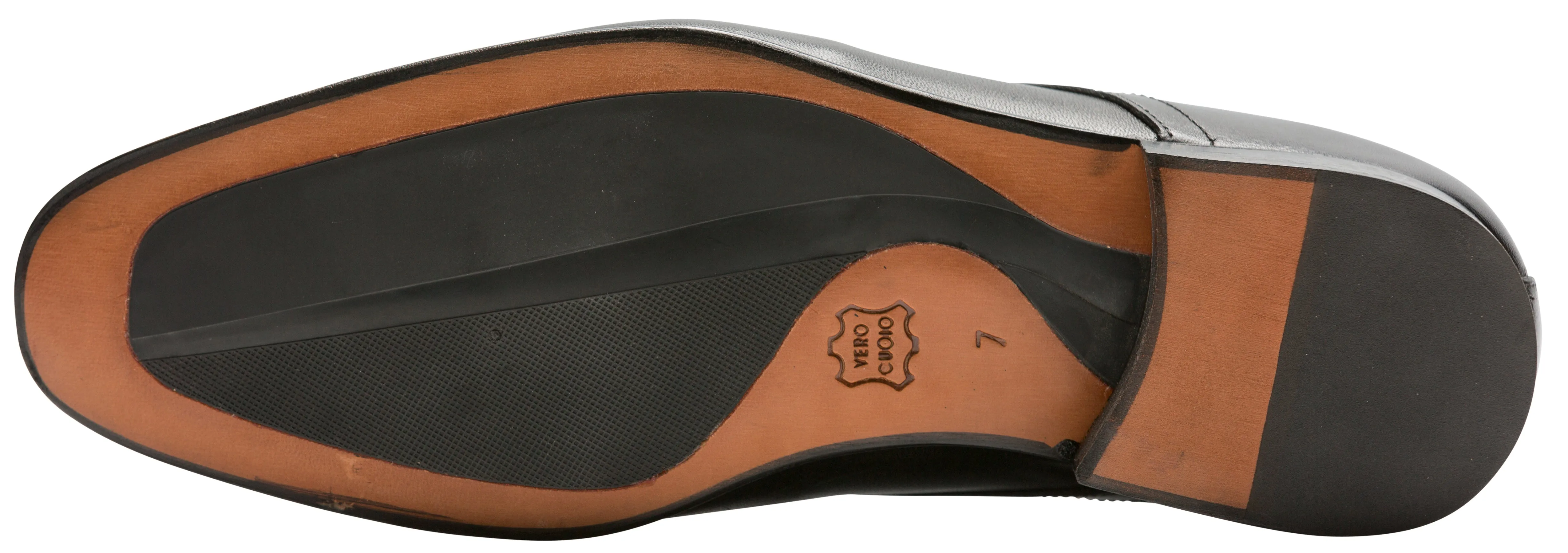 Mirage Men's Black  Dress Slip-on Shoe 7838