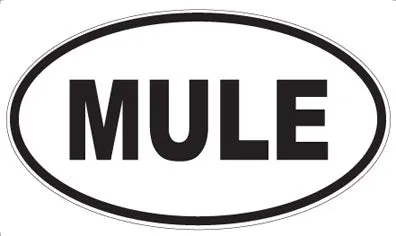 MULE - Oval Magnet
