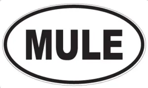 MULE - Oval Magnet