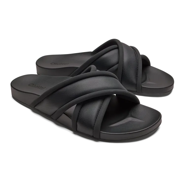OluKai Ani Sandal - Lava Rock/Lava Rock