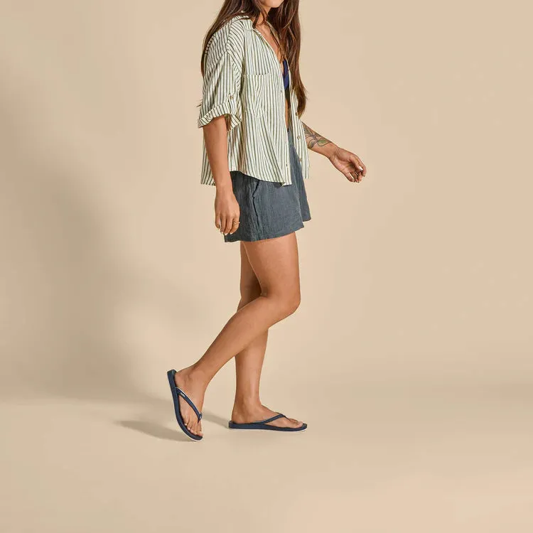 OluKai Women’s ‘Uiki Water-Friendly Beach Sandal - Mood Indigo|Mood Indigo