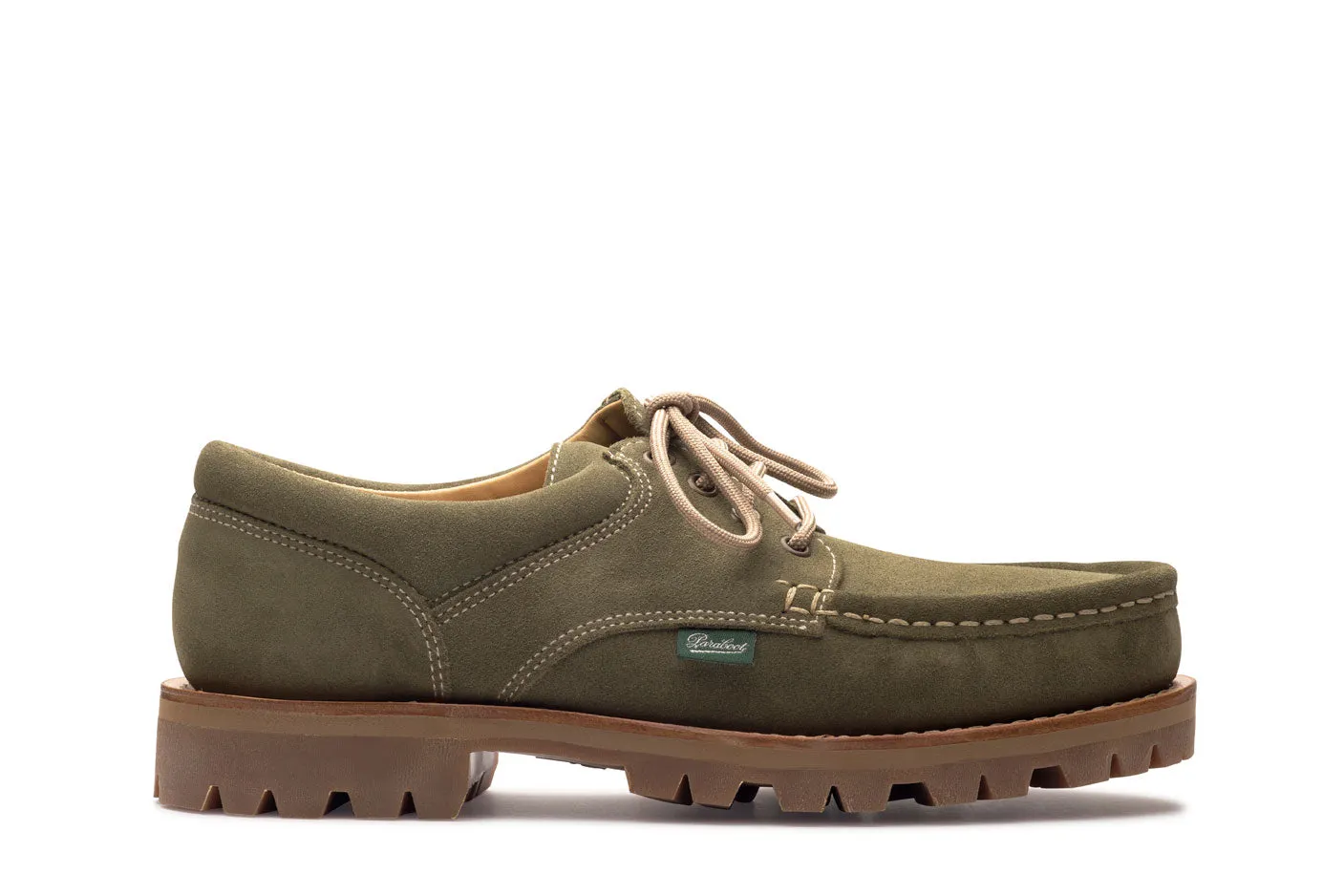 Paraboot Men's Thiers/Jannu - Miel-Velours Kaki